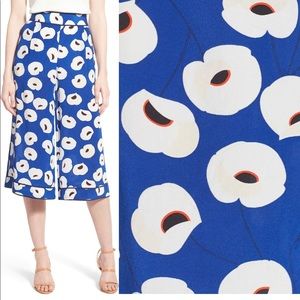 Olivia Palermo silk culottes